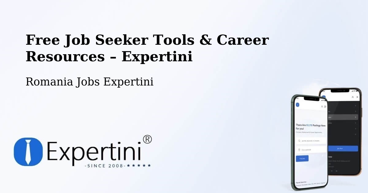 Free Job Seeker Tools & Career Resources – Comuna Năneşti - Comuna Năneşti, Romania Jobs Expertini